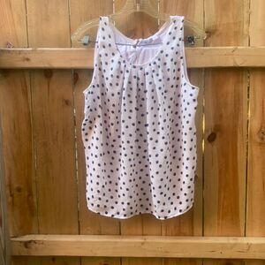 Elle Dotted Top NWT